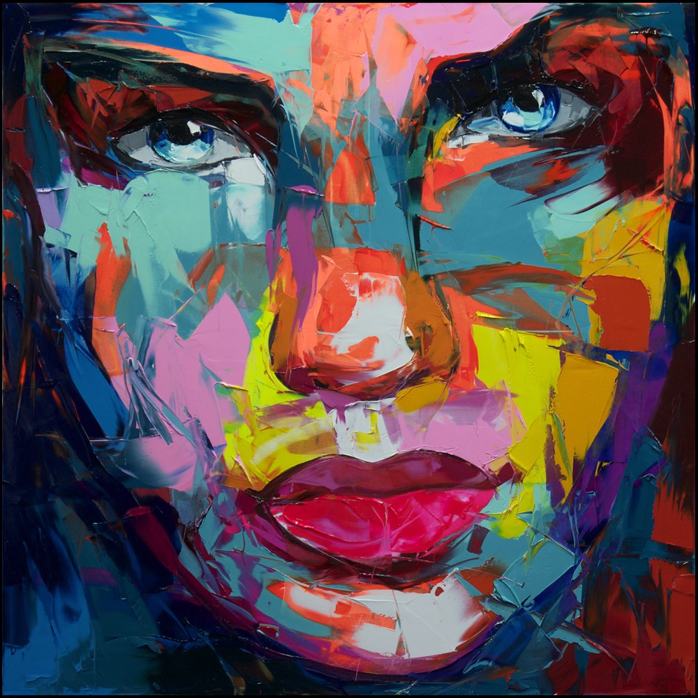 Francoise Nielly Portrait Palette Painting Expression Face159